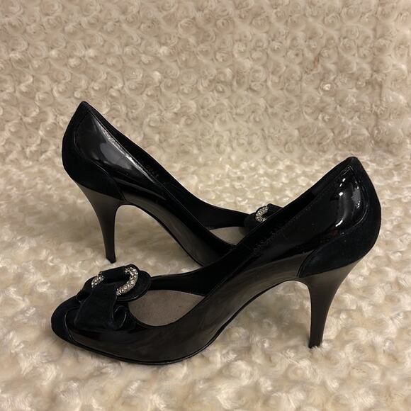 Giuseppe Zanotti Design Pumps Shoes black Size 38.5 USA 8.5 - Picture 8 of 12